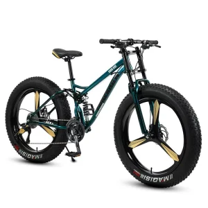 Oem Aluminum Alloy 26inch Fat Bike Complete Full Suspension new Fat Tyre Bike With Wheelset 26×4.0tires Fat Bike