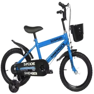One-stop Children’s Bicycle 12/14/16 Inches Boys/Girls Steel Frame with Auxiliary Wheels Plastic Basket