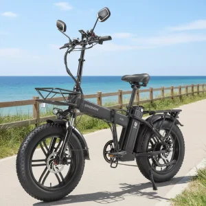 Original Factory 20 Inch 750W Fold up Folding Foldable Fat Tire Electric Cycles for Men