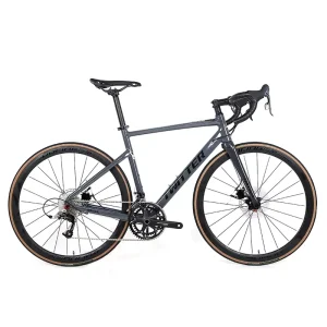 PSEUDOIS 700C Aluminum Alloy Road Bike 22 Speed Gravel Bike 12 *142mm Thru Axle Disc Brake Bicycle