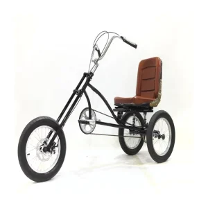 Pedal Bikes Single Speed 3 Wheel Tribike Bicycle Tricycle for Adults with Comfortable Seats