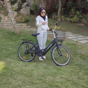 Popular Design 24 Inch Wheel Ebike 50 Mph Cross Motorbike Motor Step Through 250W 350W 500W Electric City Bike