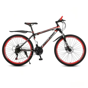 Popular Off-road Mountain Bikes for Adult Men and Women High Carbon Steel Frame with Dual Disc Brakes
