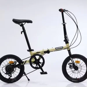 Portable Lightweight New Foldable 7-Speed Bicycle Mini Folding Bike for Men Women and Students