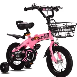 Portable New Design Children’s Bikes 12-18 Inch Kids Bicycle for 3-10 Yrs Old pink White Green