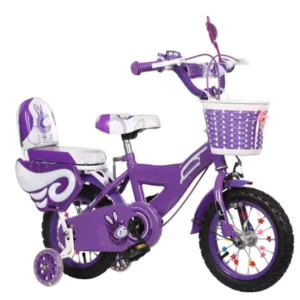 Premium Kids Bicycle 12-16 Inch Ultralight 5kg Steel Frame Children’s Bike with Front Basket and Doll Sear CE Certified