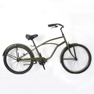 Price 26 Inch Steel Frame Cruiser Bike Adults Beach Bicycle