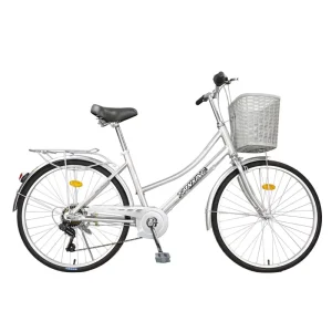 Price High Quality Women City Bike From Factory Fashional Sharing Bicycle for Lady with Basket OEM 26 Vintage Lady Bike