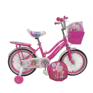Princess 16 Inch Kids Bike Girl Bike With Flash Wheels Helmet and School Bag