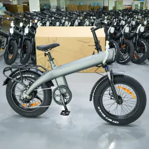 Q3 7 Speed Fat Tyre Tire Electric Mountain Bike 48v Suspension Folding E-bike Ebike with Snow Charging