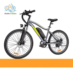 RaiderRover 605 Ebike 26-Inch Electric Commuter Bicycle Electric Mountain Bike Electric Hybrid Bicycle for Adults