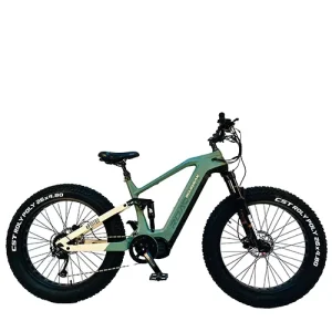 Ready Ship 7 Speed 1000W Front Hub Motor Electric Mountain Bike Aluminum Alloy Frame Digital 48V 17Ah Lithium Battery Smart