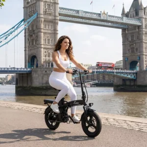 Ready Stock EU US Foldable Electric Bike 400W Powerful Motor 48V 13Ah Battery Double Disc Brake Portable E bike