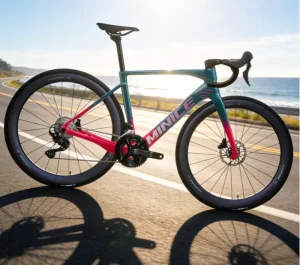 Ready to Ship Lightweight Carbon Fibre Aerodynamic Racing Road Bike 24 Speed Mechanical Shifting System Hydraulic Disc Brakes