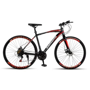 Rear curved Handlebar 700C Road bicycle with Shift Mechanism and Dual Disc Brakes Suitable for Both Male and Female Students