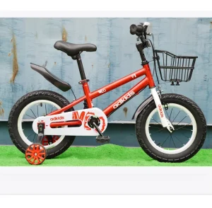 Red 12 16 20 Simple Bicycle Factory OEM Steel Kids Bike