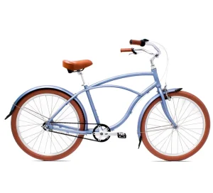Retro 26 Inch Single Speed Step Through Alloy Beach Cruiser Bike Custom Mens Belt Drive Rental Beach Cruiser