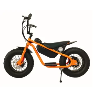 Retro Vintage Electric Hybrid Bike 73 Fat Tire 16 Inch 750W Ebike 13AH Long Range E Bike for Kids
