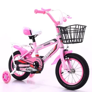 Ride on Bike Children’s Bicycle Kids Balance Bike 12 14 16 18 Inch Girls Toddler Kid’s Bicycle With Basket and Training Wheels