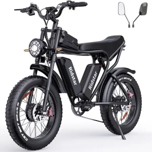 Ridstar Q20 Pro 52V 40Ah Dual Motor Dual Battery Electric Bicycle Dirt Long Range Electric Road Bikes Fat Tire EBike Adults