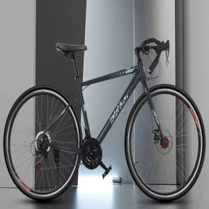 Road Bicycle for Men Drop Handlebars Lightweight Racing Design Suitable for Students Cycling