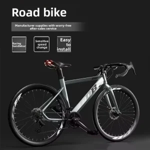 Road Bike Curved Handlebars 28inch Ultra Light 21 Speed Racing Bicycle Dual Disc Brake High Carbon Steel Frame Adult