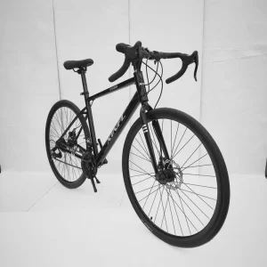 Road Bike Variable Speed Men’s Women’s 700c Curved Handlebar Road Racing 24 Speed Mechanical Dual Disc Brake No Fork Suspension