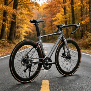 Road Bike with Ultra Light Body and Road Bike Aluminum for Comfortable Sports Riding Along Urban City Roads