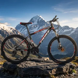 Rugged 26 Inch Steel MTB 21 Speed Front Suspension Adult Mountain Bicycle Off road Outdoor Cycle