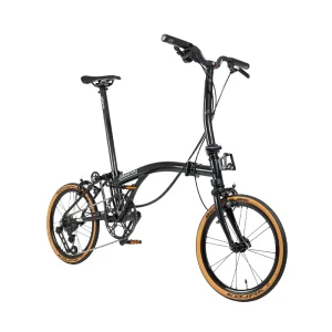 S6 16 Inch Aluminum Alloy Frame 6 Speed Tri-fold Bicycle S Y BAR Light Weight Foldable Bike Folding Bicycle