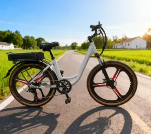 S9 26-Inch 5-Speed Aluminum Alloy Frame Mountain & Urban Women’s Bike with Rear Hub Motor 48V 30KM Max Speed