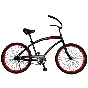 SH-B003 26inch Male Beach Cruiser Bike Yellow Bicycle
