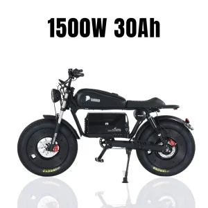 SK1 1500W Electric Bike 48V Battery 60km/h Speed 80-100km Range Aluminum Alloy Frame Full Suspension Custom