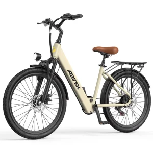SU7 24″ City E-Bike 250W 36V 7-Speed Full Suspension 20-45KM Commuter Ebike