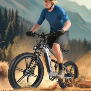 SYR 09 Dual Motor 2000W 26*4.0 Integrated Wheel 48V 20Ah Soft tail Mountain E-bike
