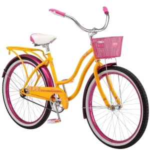 Schwinn Madeline Too Cruiser Bicycle, 24-Inch Wheels, Orange