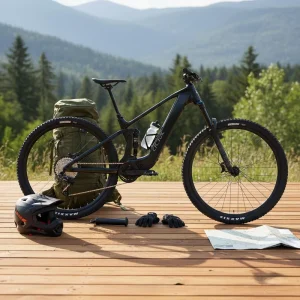 Series Electric Mountain Bike Carbon Fiber Frame 36V 720Wh Lithium Battery Central Motor 250W 85Nm 12 Speed Waterproof
