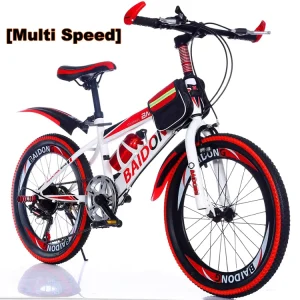 Single 6 Speed Bicycles 20 22 Inch Children’s Bicycles Mountain Bikes for Boys and Girls Aged 8 14
