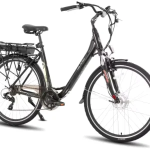 Single Speed 26 Inch E bike 250W Rear Hub Motor 36V 7.8 AH Lithium Battery Electric City Bike