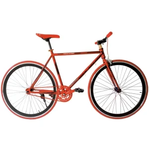 Single Speed Fixed Gear Track Bike Bicycle Mini 700c Racing Fixie Bike Steel Aluminum Alloy Disc Brake 100KG 1.6