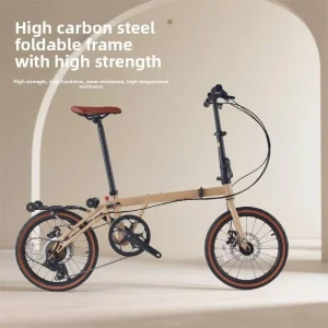 Small Folding Bicycle No Installation Variable Speed Urban Lightweight Commuting Bike