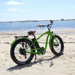 Snow Beach Cruiser Electric Bike 750W/1000W Rear Hub Bafang Motor Fat Tire Integrated Battery 15AH Aluminum Alloy Frame
