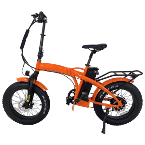 Snow Folding Electric Bike with Aluminum Alloy Frame Lithium Battery 15AH Rear Hub Motor Integrated Battery