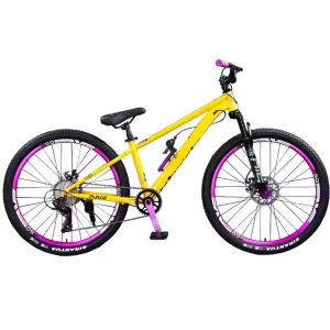 Soft Tail Youth Student Mountain Bike Double Shock Absorption 120 Rings Blow Street Brush Ladder Action Disc Brake 21 Speed