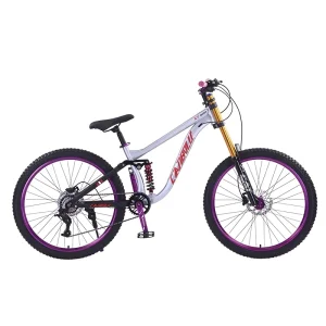 Soft-tail Downhill Mountain Bike Men’s Women’s Blueprint Variable Speed Off-road Youth Racing Student Adult Shock Absorption