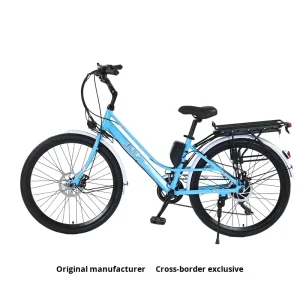 Source Manufacturer 26 Aluminum Alloy Adult Women’s Princess Bicycle Commuting Lightweight 36V 250W Lithium Electric Bike