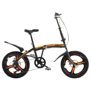 Steel 20 Speed Disc Brake Soft tail Foldable Adult City Commute Bike Folding Bike