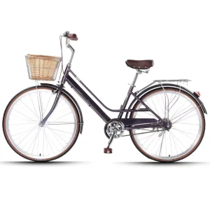Steel 7 Speed Urban Cruiser Bicycle Used Japan Bike Lady Bike Full Shockproof Frame