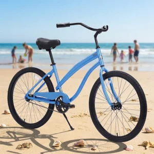 Steel Beach Bike 26 27.5 29 Inch Variable Speed Beach Cruiser Bike with V Brake for Women