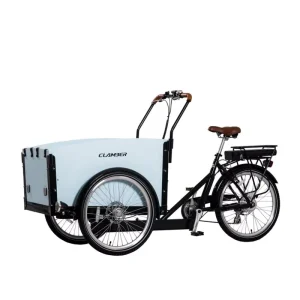 Steel Frame High Quality 7 Speeds Child friendly Electric3 Wheels Cargo Bike